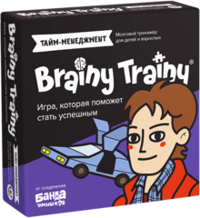 Упаковка игры Brainy Trainy «Тайм-менеджмент».