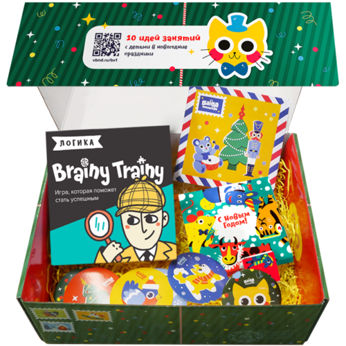 Новогодний подарок с  Brainy Trainy «Логика» для детей 6+